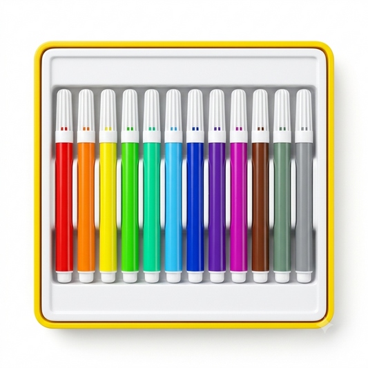 12x Washable Markers (FREE Gift)